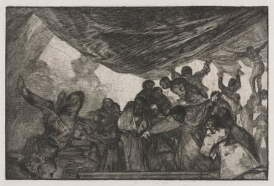 Les Proverbes : Folie claire, 1864 - Francisco de Goya