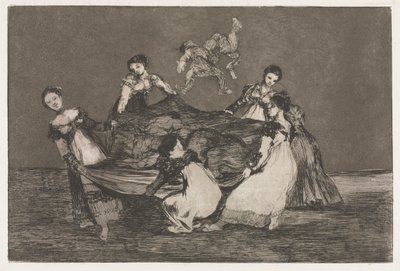 Les Proverbes : Folie Féminine - Francisco de Goya