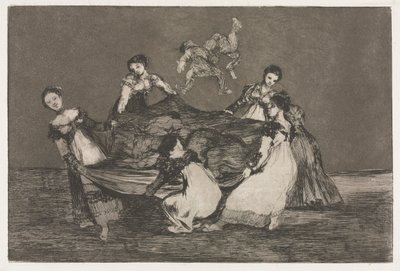 Les proverbes : Folie féminine, 1864 - Francisco de Goya