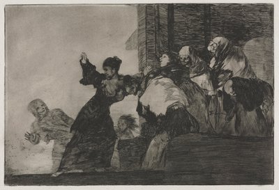Les proverbes : Pauvre folie, 1864 - Francisco de Goya