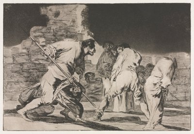 Les Proverbes : La Folie de la Fureur - Francisco de Goya