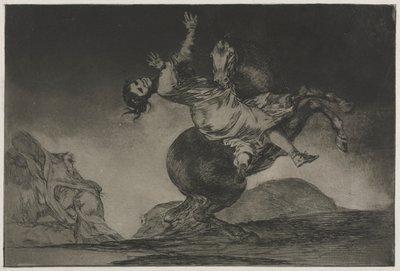 Les Proverbes : Le voleur de chevaux, 1864 - Francisco de Goya