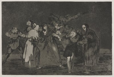 Les proverbes : Les blessures guérissent plus vite que les mots hâtifs - Francisco de Goya