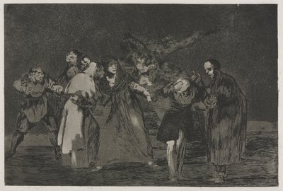 Les Proverbes : Les blessures guérissent plus vite que les mots hâtifs, 1864 - Francisco de Goya