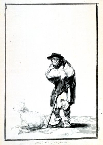 Le Berger, vers 1760-1820 - Francisco de Goya
