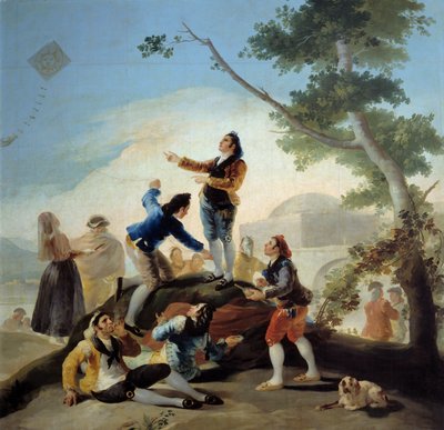 Le cerf volant. Peinture par Francisco de Goya (1746-1828) - Francisco de Goya