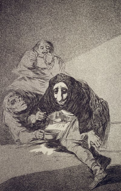 Le honteux Capricho No 54 - Francisco de Goya