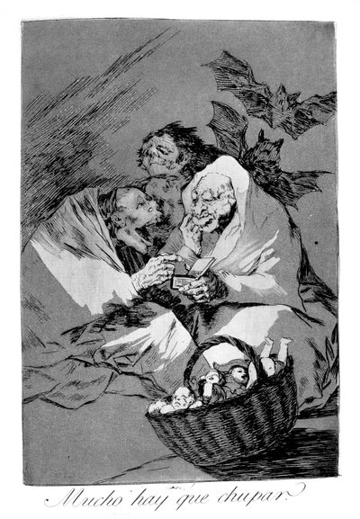 Il y a beaucoup à sucer, 1799 - Francisco de Goya