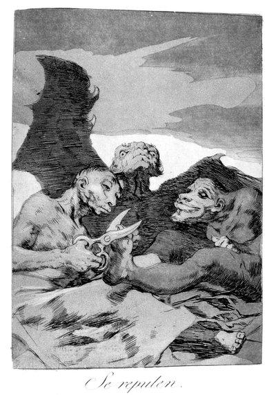 Ils se font beaux, 1799 - Francisco de Goya