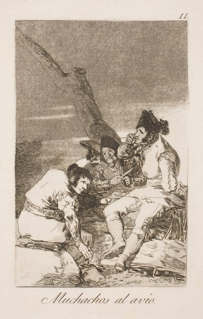 Au travail les garçons - Francisco de Goya