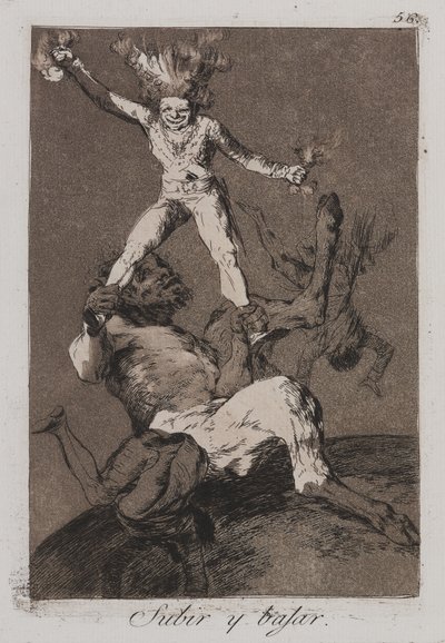 Monter et descendre - Francisco de Goya