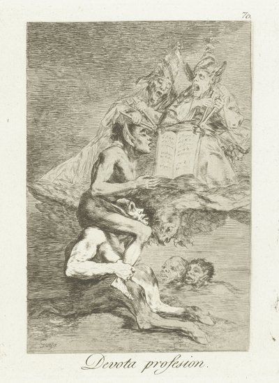 Profession dévote - Francisco de Goya