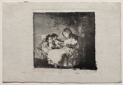Femme lisant à deux enfants, 1824-1825 - Francisco de Goya