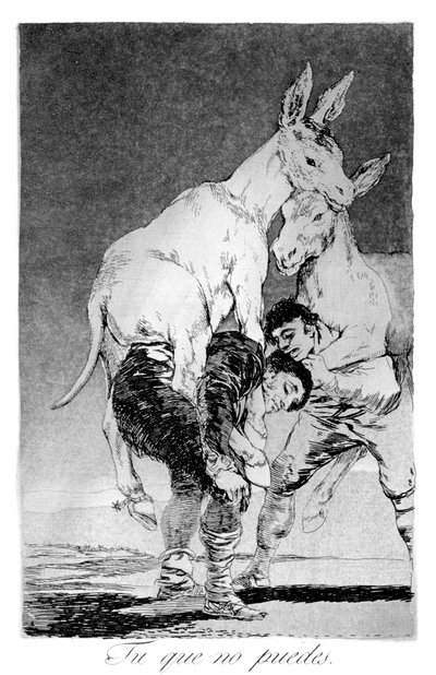 Vous qui ne pouvez pas, 1799 - Francisco de Goya