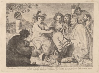 Bacchus - Francisco de Goya after Diego Velázquez