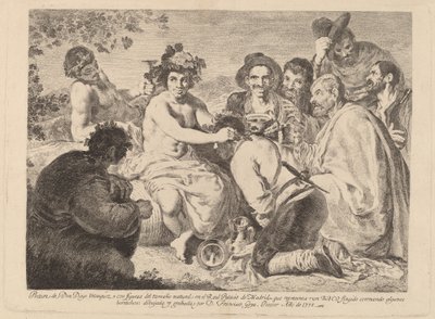 Bacchus - Francisco de Goya after Diego Velázquez
