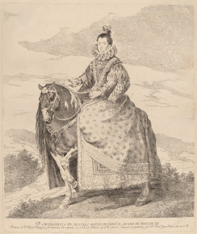 Margarita de Austria - Francisco de Goya after Diego Velázquez