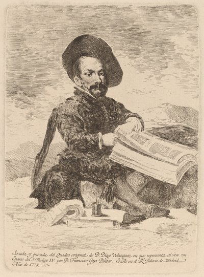 Un nain - Francisco de Goya after Diego Velázquez