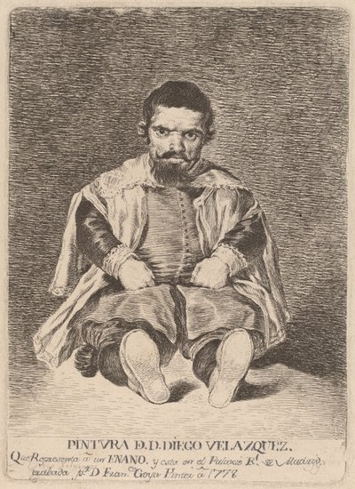 Un nain - Francisco de Goya after Diego Velázquez