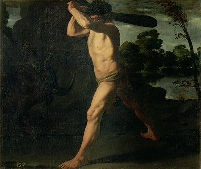 Hercule et le taureau crétois - Francisco de Zurbaran