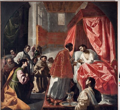 Dernière communion de Saint Bonaventure - Francisco de Zurbaran
