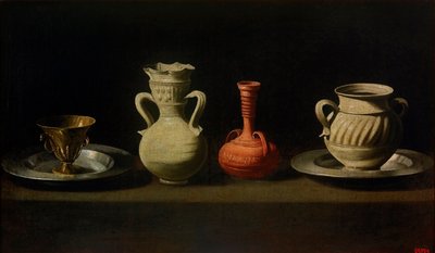 Nature morte aux quatre récipients - Francisco de Zurbaran