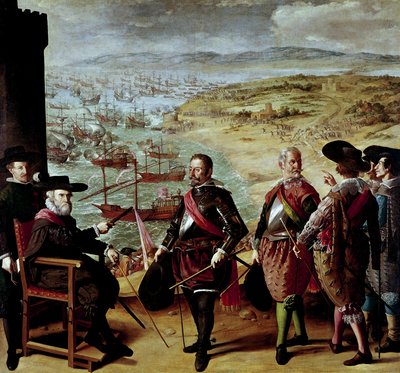Batailles peintes pour Buen Retiro : Défense de Cadix contre les Britanniques en 1627 - Francisco de Zurbaran