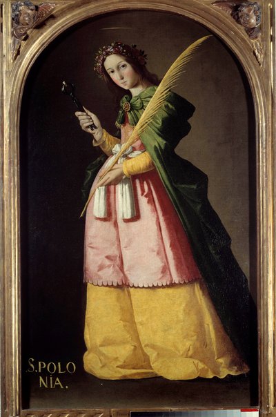 Portrait de Sainte Apollonie - Francisco de Zurbaran