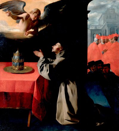 Saint Bonaventure en prière - Francisco de Zurbaran