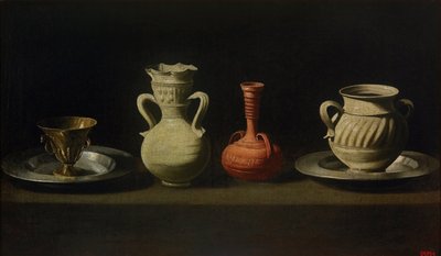 Nature morte avec quatre vases - Francisco de Zurbaran