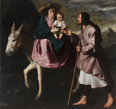 La Fuite en Égypte - Francisco de Zurbaran