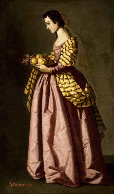 Sainte Dorothée, vers 1640 - Francisco de Zurbaran