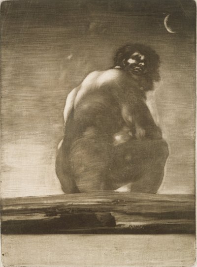 Géant assis - Francisco de Goya