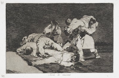 Le même (Será lo mismo) de la série Les Désastres de la guerre (Desastres de la Guerra) - Francisco de Goya