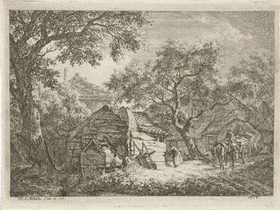 Ferme entourée d