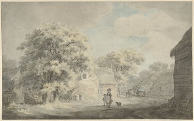 Divertissement paysan à Overveen - Franciscus Andreas Milatz