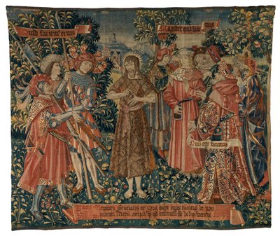 Tapisserie, Saint Jean prêchant - Franco-Flemish School