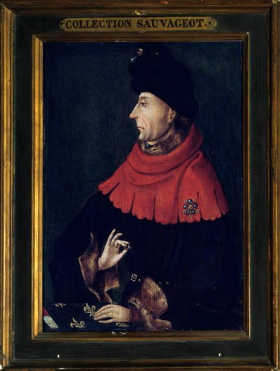 Portrait de Jean sans Peur, duc de Bourgogne (1371-1419) Peinture de l