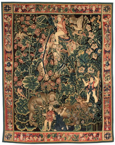 Tapisserie de verdure exotique, probablement Tournai, première moitié du XVIe siècle - Franco Flemish School