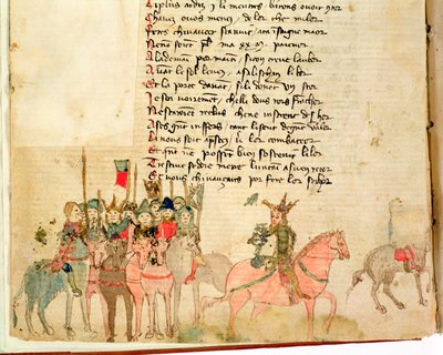 Attila le Hun (c.406-453) et son armée à cheval, de La Guerre d