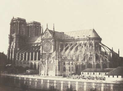 Église Notre Dame - Côté sud,1852 (photo) - Francois Auguste Renard