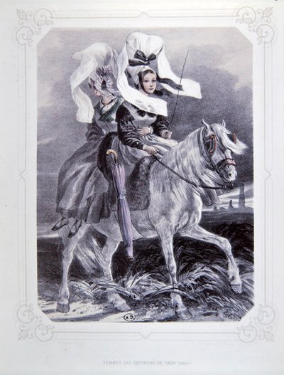 Femmes de la région de Caen en Normandie, de 