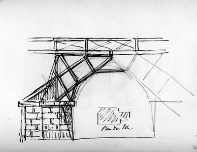 Croquis architectural de 