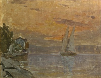 Écorce devant La Grande-Rive - Francois-Louis-David Bocion