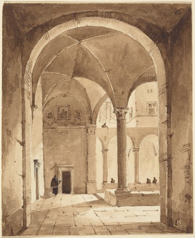 Un Cloître - Francois-Marius Granet