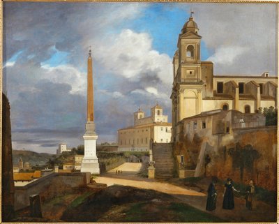 La Trinite des Monts et la Villa Medicis a Rome … - Francois-Marius Granet