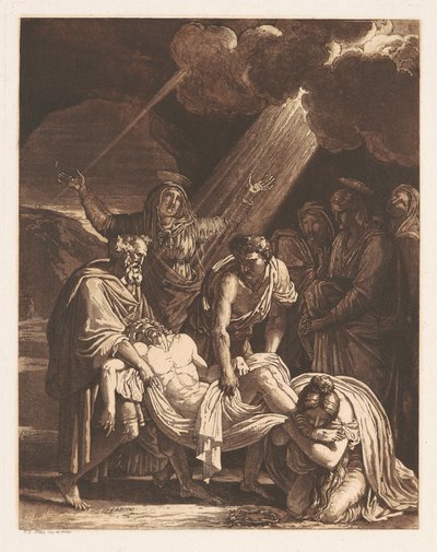 Le Christ porté au tombeau - Francois-Xavier Fabre