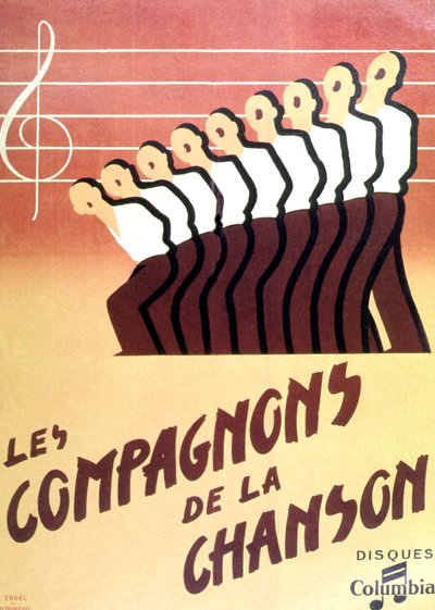"Les Compagnons de la chanson" - Francois emile Popineau