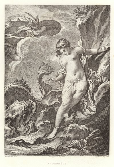 Andromède (gravure) - Francois (after) Boucher