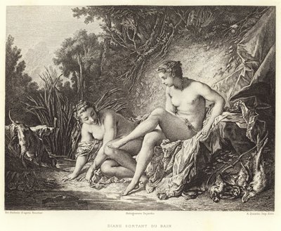 Diane Sortant du Bain - Francois (after) Boucher